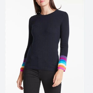 WYSE London Rainbow Cuff Sweater UK 1 US 4 Small